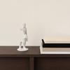 3D Printing Sculpture, Abstract Decorative Items, Matte White Minimalist Ornament, for Office Desk Business Study Room Decor