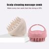 Scalp Massager Shampoo Brush Hair Washing Scalp Brush Soft Silicone Scalp Massager Hair Comb For Dandruff Removal Shampoo Brush