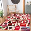 Arsenal Personalized Text Floor Rug Office Rug Perfect for Study room Dormitory Bedrooms Living Rooms Anti-slip Rug Office home decor