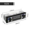 Автомобильный радиоприемник Bluetooth стерео аудио винтажный беспроводной MP3 мультимедийный плеер AUX USB FM 12 В классический стерео аудиоплеер