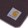 Женский повседневный кошелек-кардхолдер Carhartt из нейлонового дака на молнии, Нейлоновый дак на молнии (Глубокое вино). Один размер, Повседневный нейлоновый кошелек-кардхолдер на молнии с принтом утки