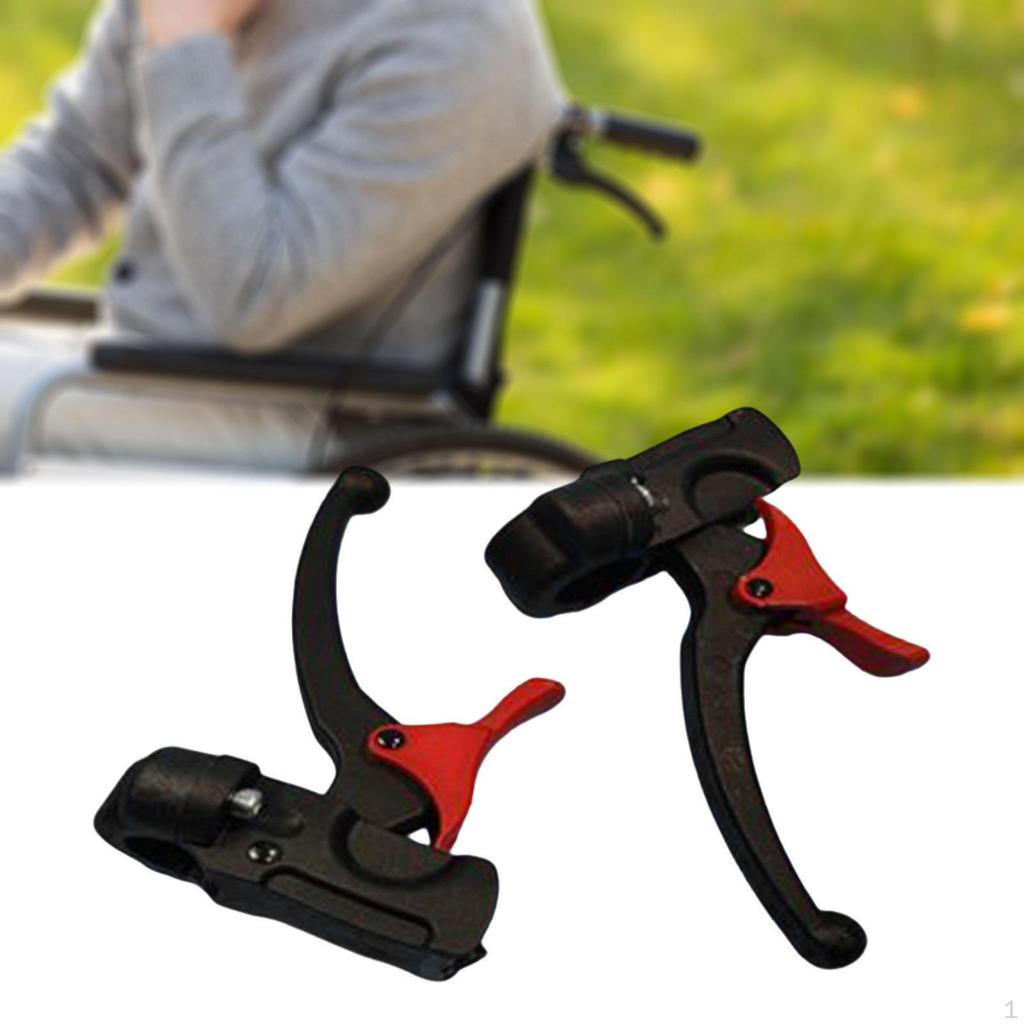 Wheelchair Brake Lever Extension Handbrake Replaces Self Locking Hand Brakes