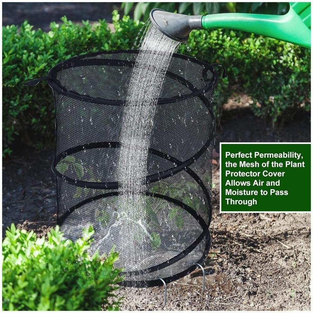 Pop-Up Garden Mesh Protector Folding Insect Barrier Netting Plant Cover Garden