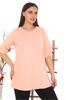 Женская стильная футболка большого размера Футболка больших размеров