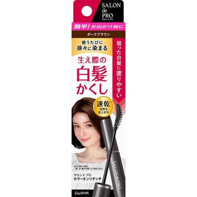 Salon de pro Color On Retouch Gray Hair Hide EX Dark Brown 15 мл Другие средства для окрашивания седых волос Краска для седых волос Аккуратно встряхните емкость с