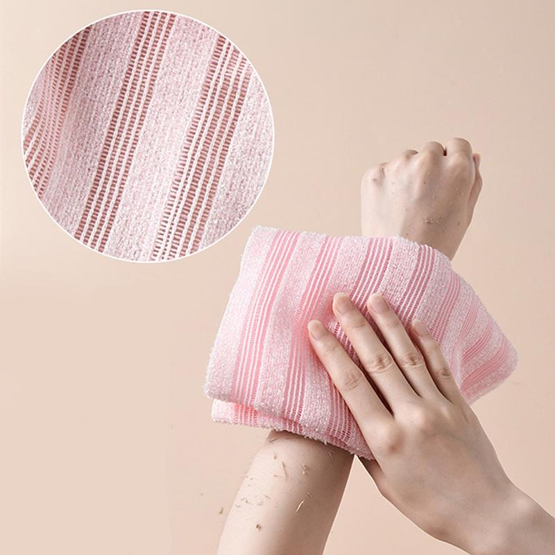 1Pcs Japanese Rubbing Washcloth Bath Nylon Towel Brush For Back Towels Exfoliating Scrub Shower Sponge Body Bathroom Accessories