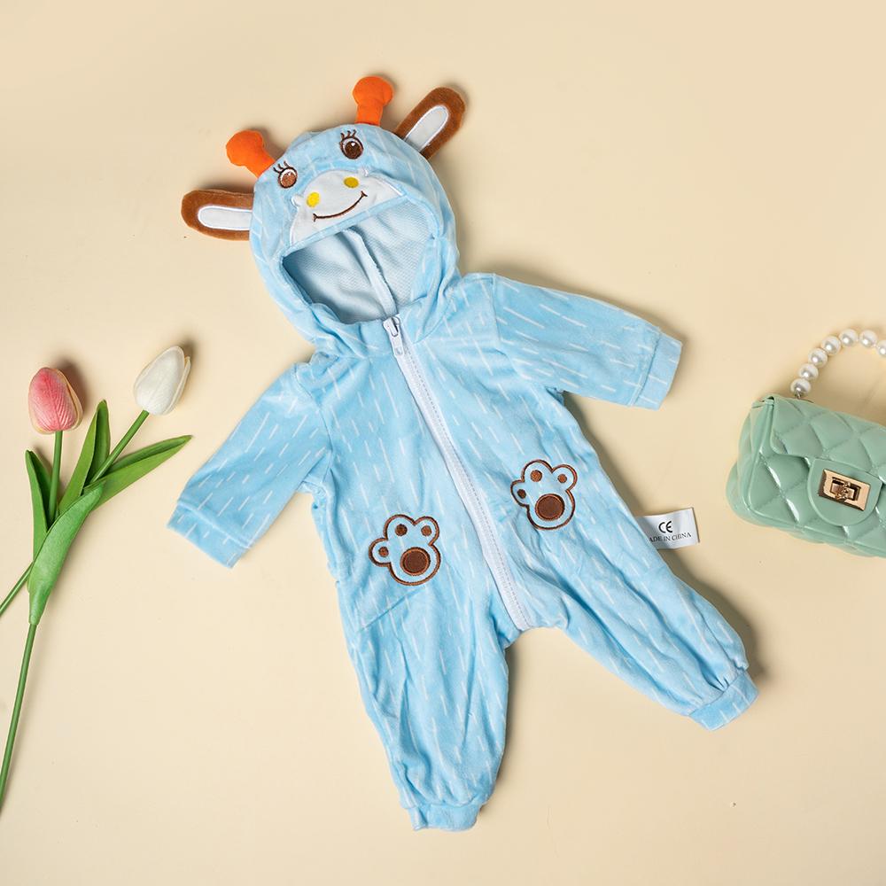 Аксессуары для кукол Одежда для кукол для 17-дюймовых кукол Реборн Кукол-младенцев Модные комбинезоны Одежда для 45-см кук Реборн Куклы-младенцы