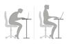 Aluminum stand for tablet and laptop up to 18" Simple S1 (Black)