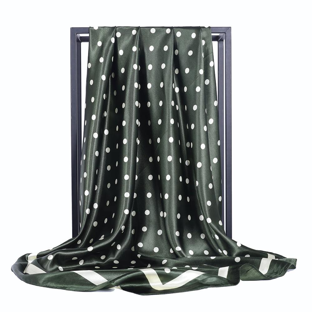 High-quality Luxurious Silk Scarves Headband Scarfs Neck Scarf For Women Chain Silk Scarf Women's Decorative Shawl