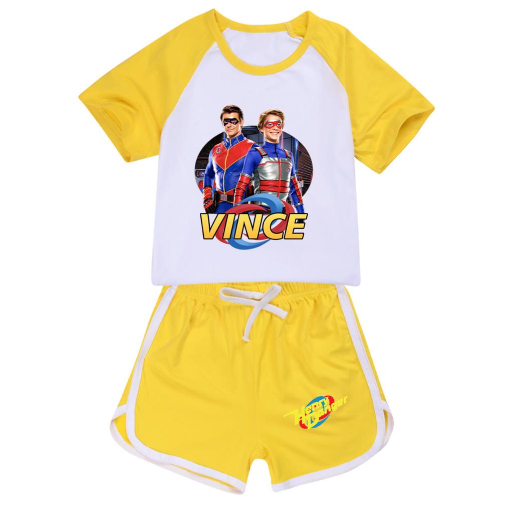 5905 Kids Boys Girls henry danger T-shirt Shorts Tracksuit