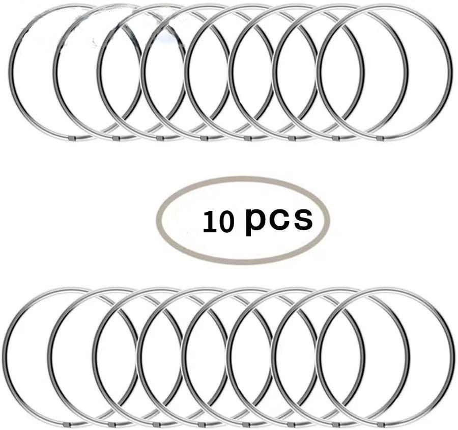 10/20Pcs Silver Plated Metal Keychain Ring Split Ring Keyfob Key Holder Rings Women Men DIY Key Ring Accessories Wholesale