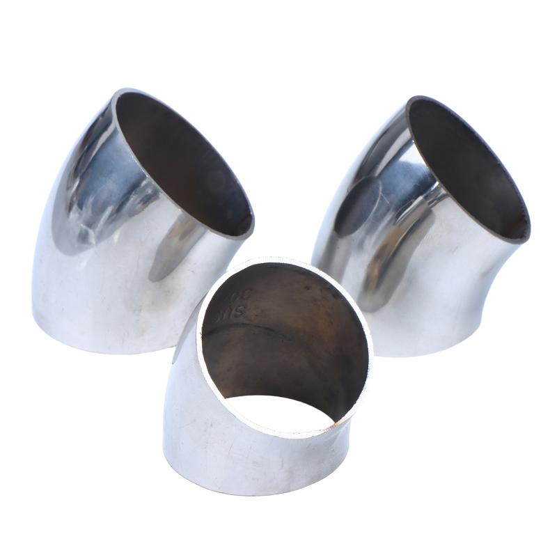 45° Weld Elbow Corrosion Resistant 304 Stainless Steel Butt Weld Pipe Fitting 16-80mm OD for Gas Pipelines