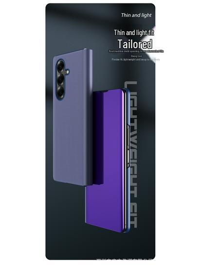 3D Зеркальный флип-кейс со подставкой для Samsung Z Fold7/Oppo Find N3