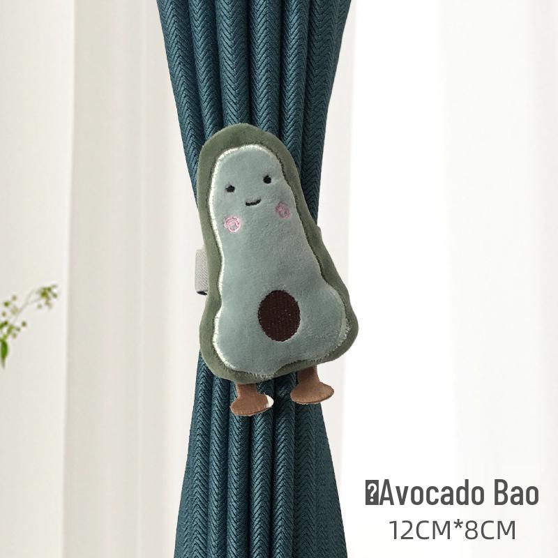 Мультяшные плюшевые подхваты для штор для детских комнат