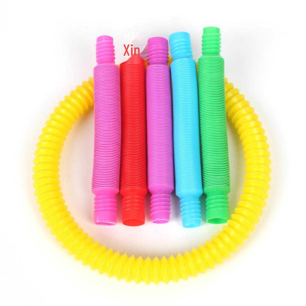 Stretchy Colorful Corrugated Pop Tubes for Stress Relief - Wholesale Decompression Toy.