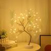 Tree LED Light USB Table Lamp Adjustable Touch Switch DIY Artificial Bonsai Tree Fairy Night Light Home New Year Decoration 2024