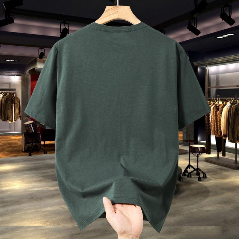 4XL-12XL Футболка больших размеров для мужчин Винтажная одежда Модные летние футболки Футболка большого размера с коротким рукавом