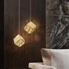 Modern Minimalist Crystal Pendant Light for Bedroom, Study, Bar, or Staircase