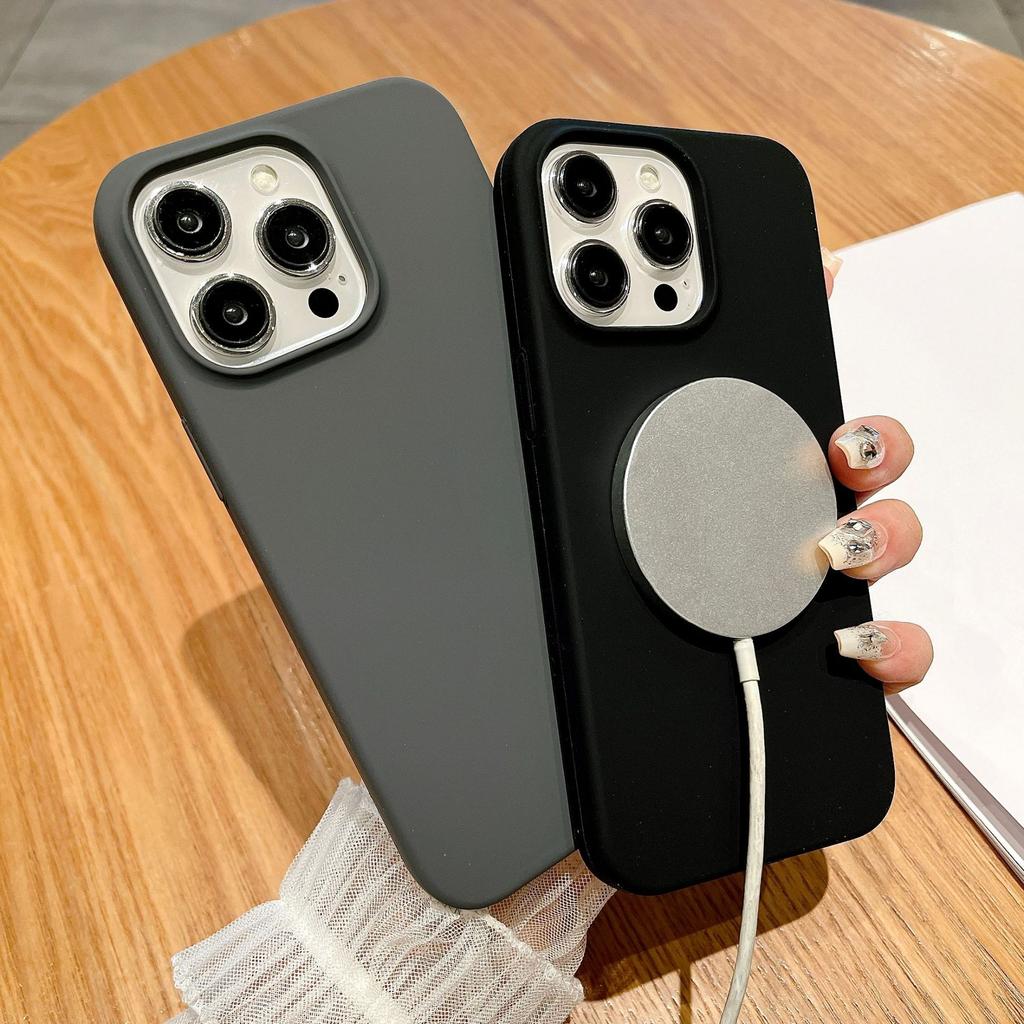 Официальный чехол для мобильного телефона Apple 16 Liquid с магнитной адсорбцией, подходит для iPhone15proMax, силиконовый противоударный 14, защитный чехол 13