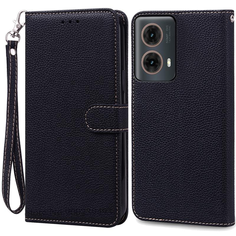 Для Moto G85 5G чехол-кошелек кожаный флип-чехол для Motorola G85 чехол мягкий силиконовый чехол-книжка для Motorola G85 5G чехол Fundas