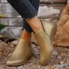 Fashion Trendy European and American Versatile Women's Shoes 2024 Autumn Solid Color Luxury Pointed Low Cut Women's Boots Zapatos Mujer