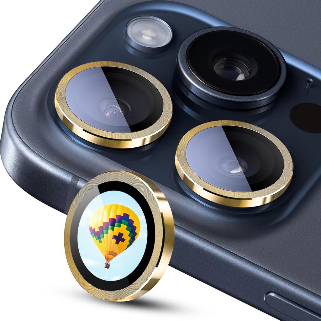 ENKAY HAT PRINCE Для iPhone 15 Pro/15 Pro Max Защитная накладка на заднюю линзу с дополненной реальностью Защита объектива камеры Металлическое кольцо