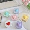 Candy Solid Color Contact Lens Case Plastic Colored Contact Lens Box Portable Contact Lenses Storage Box Mini Care Box
