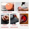 6Pcs Handle Car Wax Wash Polish Pad Car-Styling Polisher Power Handle Waxing Sponge Microfiber Sponge Car Cleaning Cloth