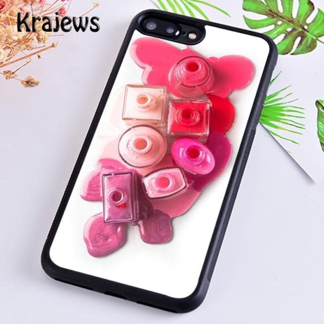 Nail Polish Collage Soft Phone Case Cover For iPhone 17 Air 16 15 14 plus 11 12 13 pro max Plus coque Fundas