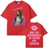 Singer Tini Stoessel Double Sided Print Tshirts Unisex Women Harajuku Fashion Aesthetic T Shirt Casual Cozy ONeck Tees Streetwear