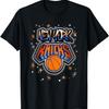 Футболка с аэрографическим логотипом NBA New York Knicks