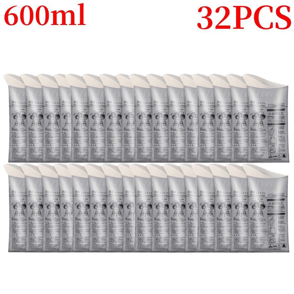 4-32 шт. Портативный аварийный пакет-писсуар для кемпинга на открытом воздухе, одноразовый дорожный пакет для рвоты, мобильный туалет для мужчин, женщин и детей