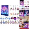 Рождественский календарь-обратный отсчет K-pop женской группы Акриловый брелок для сумки с 24 элементами для праздничного декора
