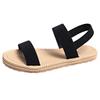 Lightweight Women's Flat Sandals Summer Fashion Elastic Band Roman Sandals Woman Comfortable Non Slip Beach Sandalias Mujer