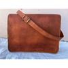 Leather Bag Goat Messenger Brown Genuine Satchel Vintage Men's Real Briefcase