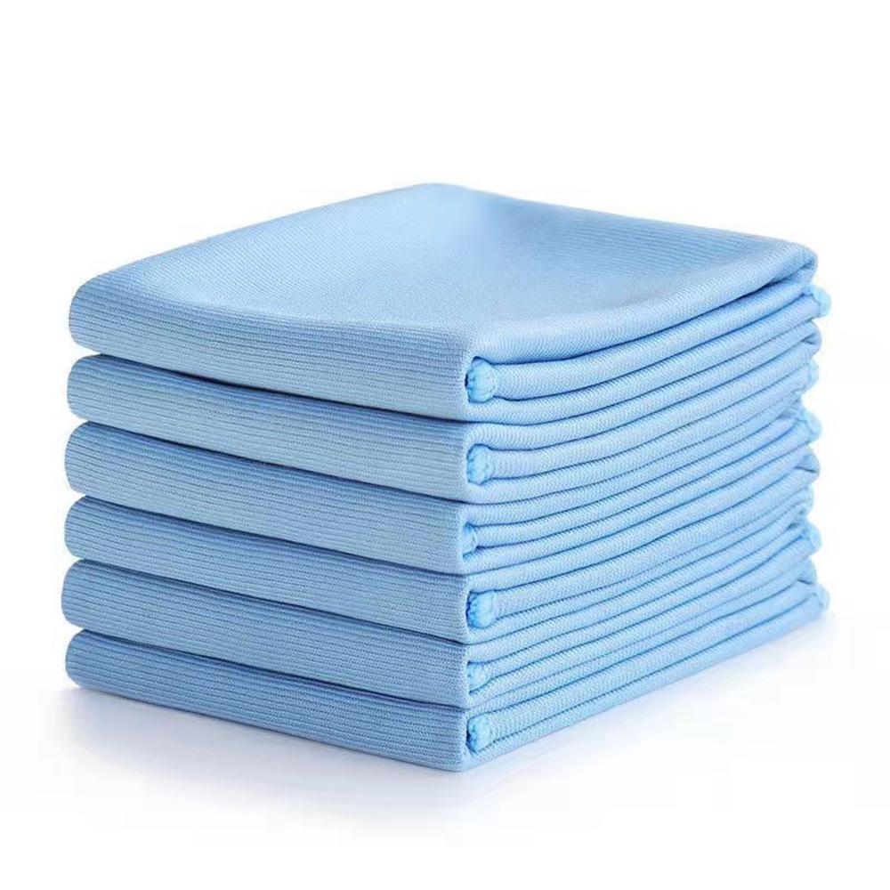 1 шт. Микрофибровое полотенце для стекла, салфетка для чистки зеркал, кухонное полотенце, салфетка для протирки бокалов, полировка металла, очистка окон автомобиля, впитывающее полотенце для чистки автомобиля