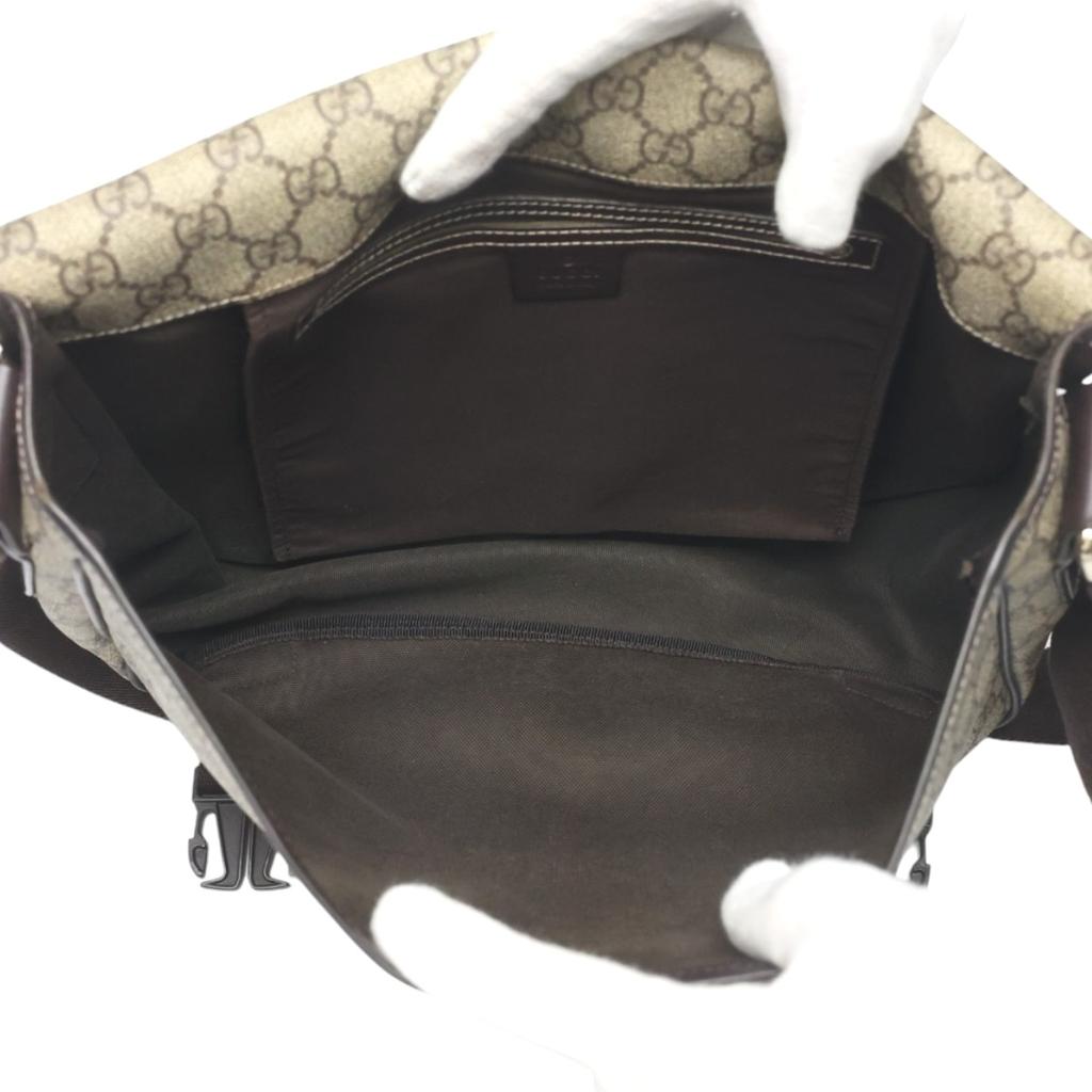 Gucci GG plus GG Supreme Сумка через плечо GG Supreme Canvas Коричневый 201732 002122 Б/у
