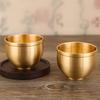 1 Pc Water Cups High-color Value of Pure Copper Small Wine Cups All Brass Traditional High-end Household Tea Cups Water Cups