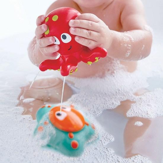 Hape Octopus Starfish Friend Bath Toy, Korean Bath Toys