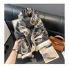 Autumn and Winter Imitation Cashmere Warm Thickened Scarf Bear Pattern Frame Short Beard Scarf Shawl Dual-purpose
