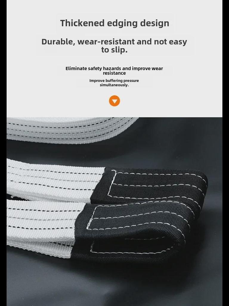 6-тонный внедорожный буксировочный трос: 5-метровый прочный нейлоновый трос для тяги и спасения с крюком для самостоятельных туров