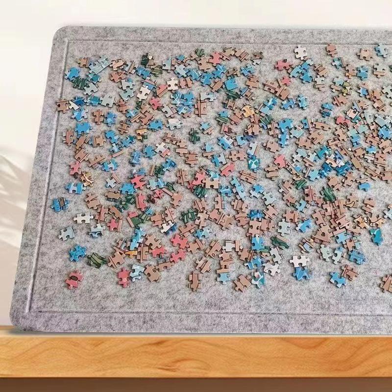 1 шт. Портативный пазл-мат из фетра, одеяло, 1000 деталей, игровой коврик