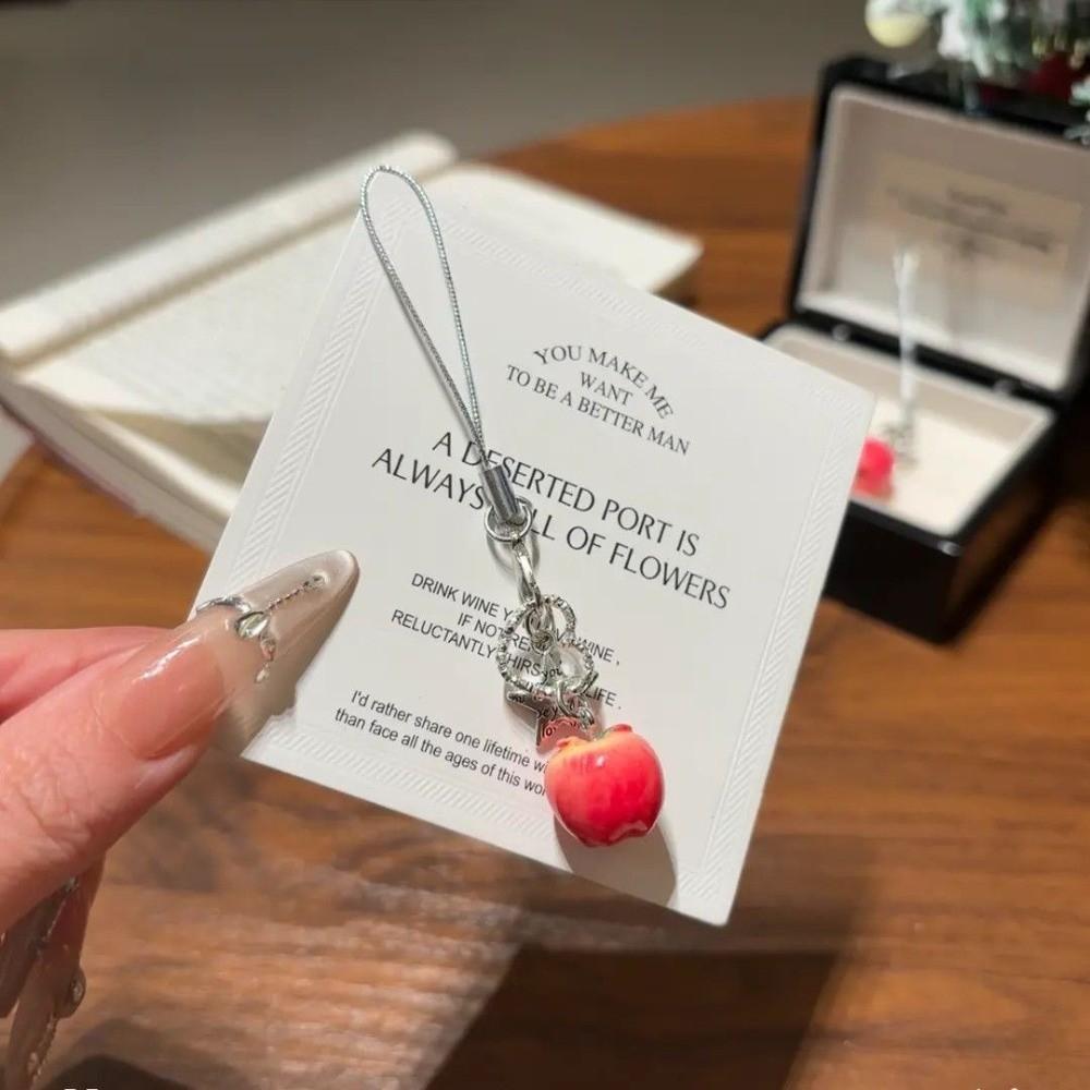 Star Phone Charms Pendant Heart Key Chain Accessories New Cellphone Lanyard CCD Camera