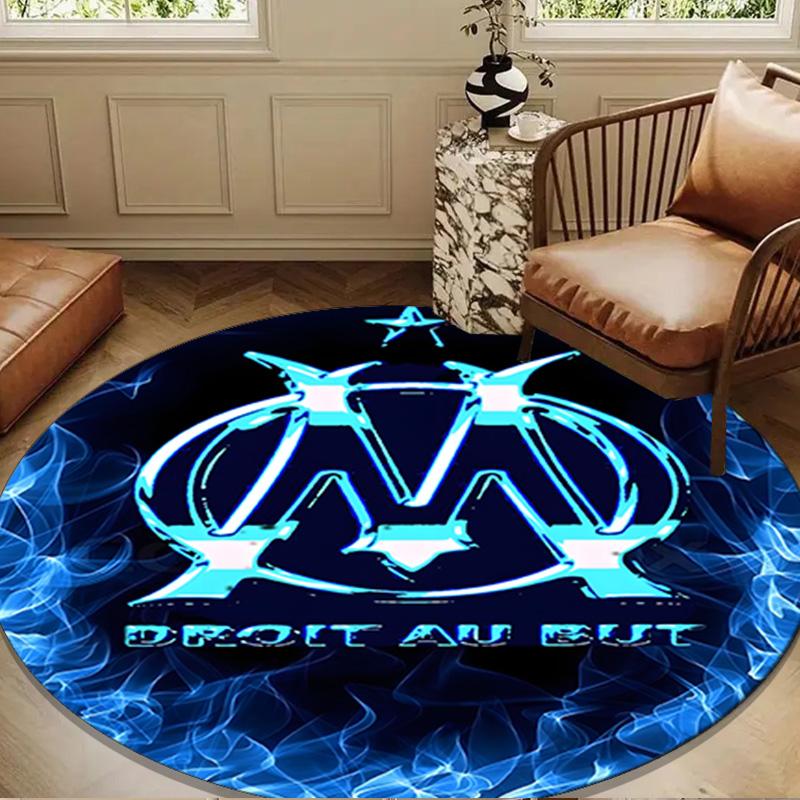 1PC rug Flame Logo Design Round mat Home Decor, Chair rug For livingroom,Bedroom, doormat home decor Birthday Gift Christmas Gifts
