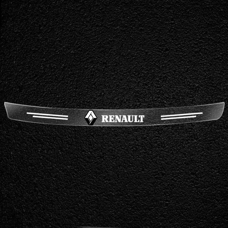 2026 Горячие Колпаки на ступицу для Renault 1 шт. Значок на багажник автомобиля Прозрачная защитная наклейка для Renault Megane 1 2 3 4 Duster Logan Capt