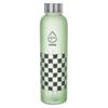 Green glass water bottle 600 ml
