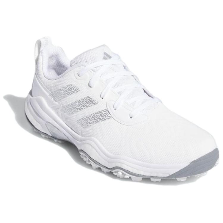 Adidas CodeChaos 25 Spikeless Golf White Silver Metallic Мужские кроссовки Cloud-White Grey-Two ID8732