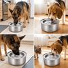 Anti Splash Floating Dog Bowl Large Capacity Large Capacity Dog Water Bowl  Daily Pet Feeding