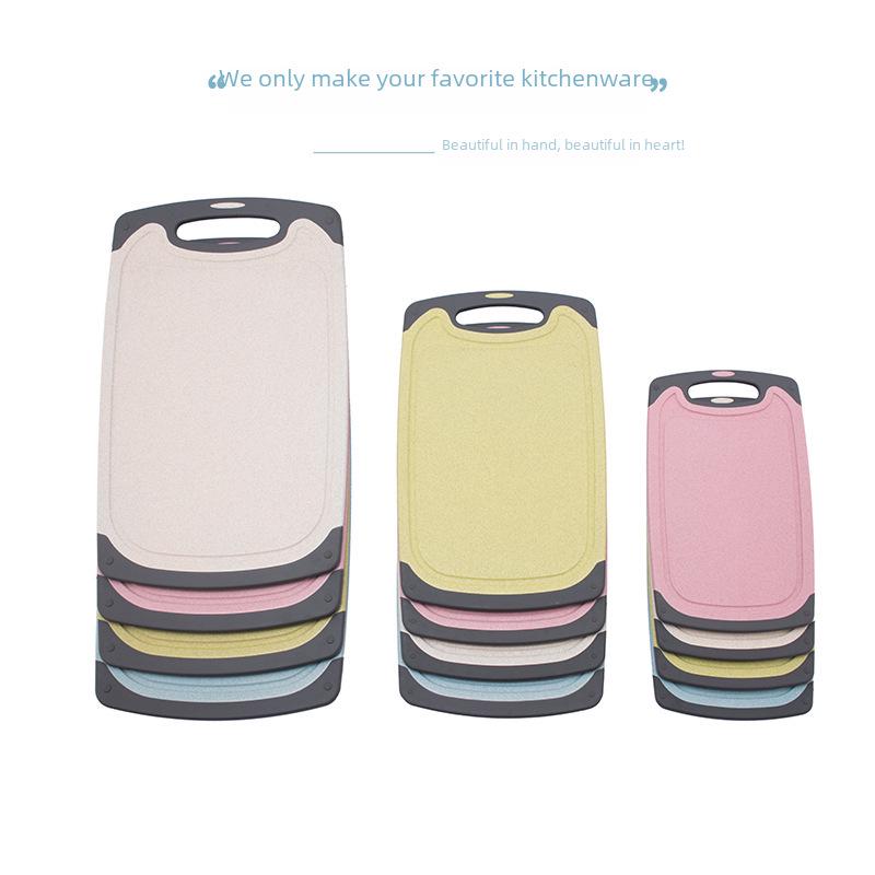 Разделочная доска из пшеничной соломы из толстого пластика для дома и приготовления детского питания