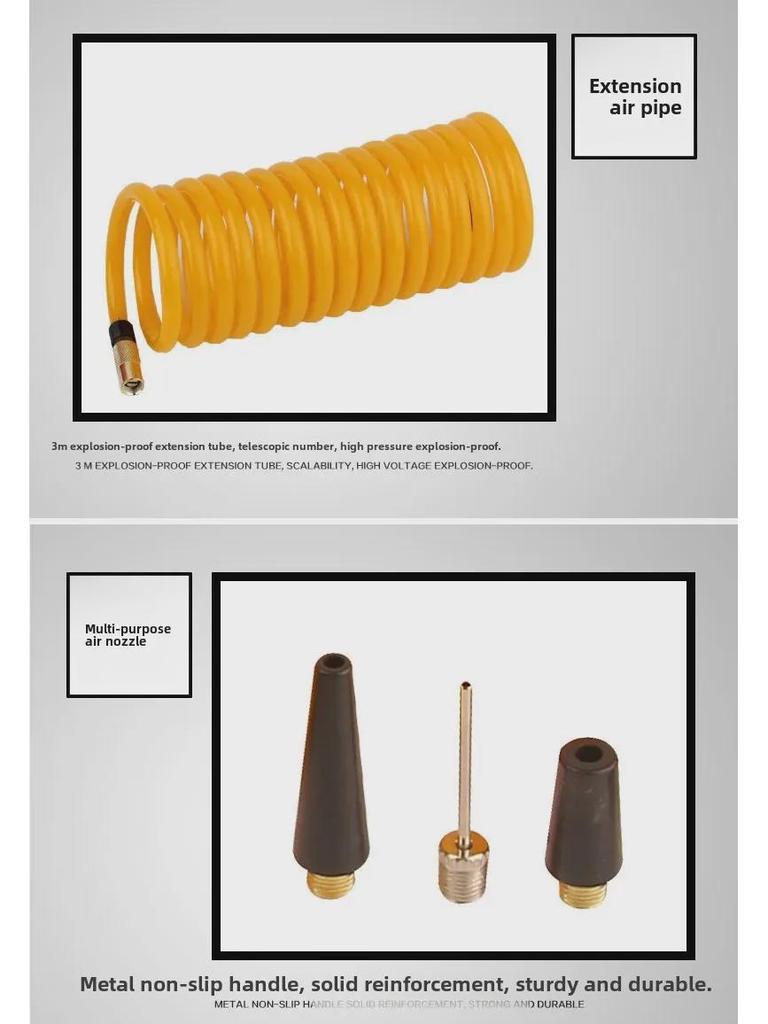 Double Cylinder 12V High-Power Portable Car Air Pump